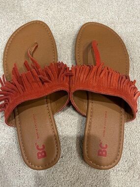 Born in California Leather Fringe Sandals - New